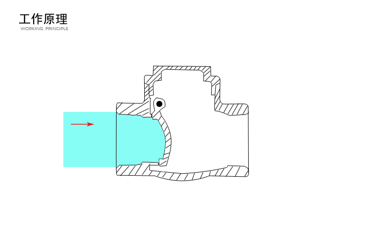 止回阀工作原理图（止回阀在管道中起到什么作用）