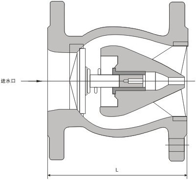 静音止回阀结构图