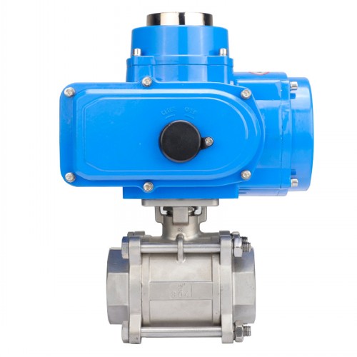 电动三片式球阀Q911F