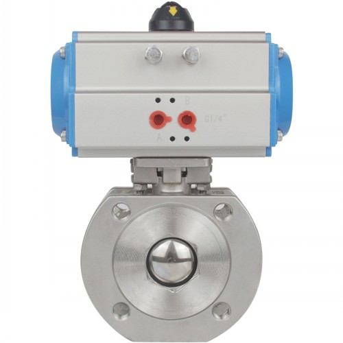 气动对夹式球阀