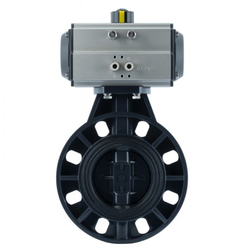 气动UPVC蝶阀D671S