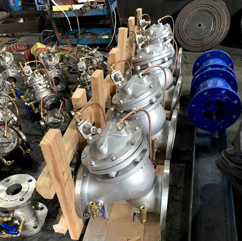 水泵控制阀 JD745X多功能水泵控制阀 活塞式电动 不锈钢电磁 上海水利阀厂家